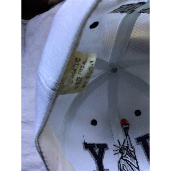 trucker hat baseball cap New York Statue of Liberty NY white,retro Polye… - Picture 4 of 4